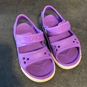 Purple croc Sandals for toddler